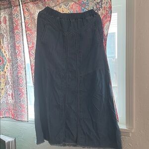 Amazon Women's Navy Maxi Skirt